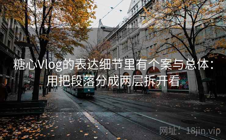 糖心Vlog的表达细节里有个案与总体：用把段落分成两层拆开看